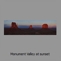 Monument Valley at sunset